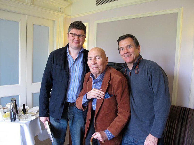 Mit Tom Service und Michael Kerstan, London 2010