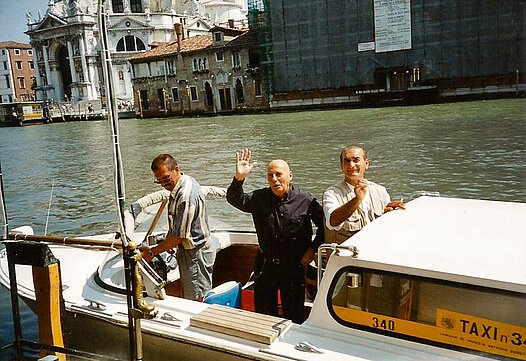 Mit Fausto Moroni in Venedig anlässlich der italienischen Er...