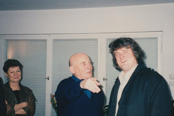 Brigitte von Welser, Hans Werner Henze und Ingo Metzmacher a...