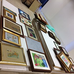 Vorbereitungen zur Ausstellung 