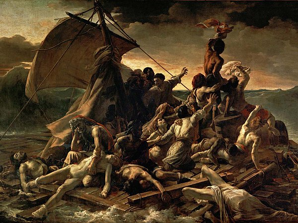 La zattera della “Medusa” - Dipinto di Theodore Gericault (1819)