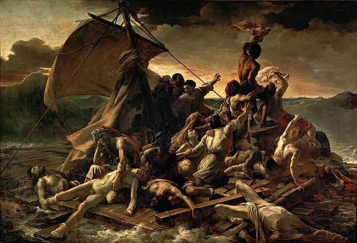 Das Floß der Medusa - Gemälde von Theodore Gericault (1819)