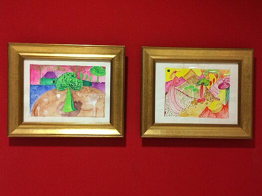 Gemälde der Ausstellung 