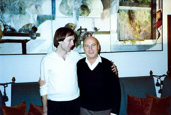 Mit Hans Ulrich Treichel, La Leprara, Weihnachten 1988