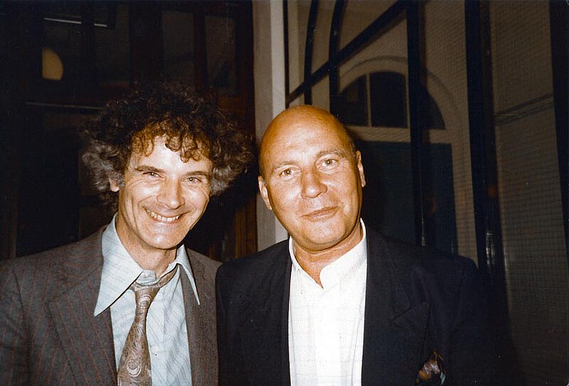 Mit Peter Maxwell Davies, Pimlico Serenades, London 1984
