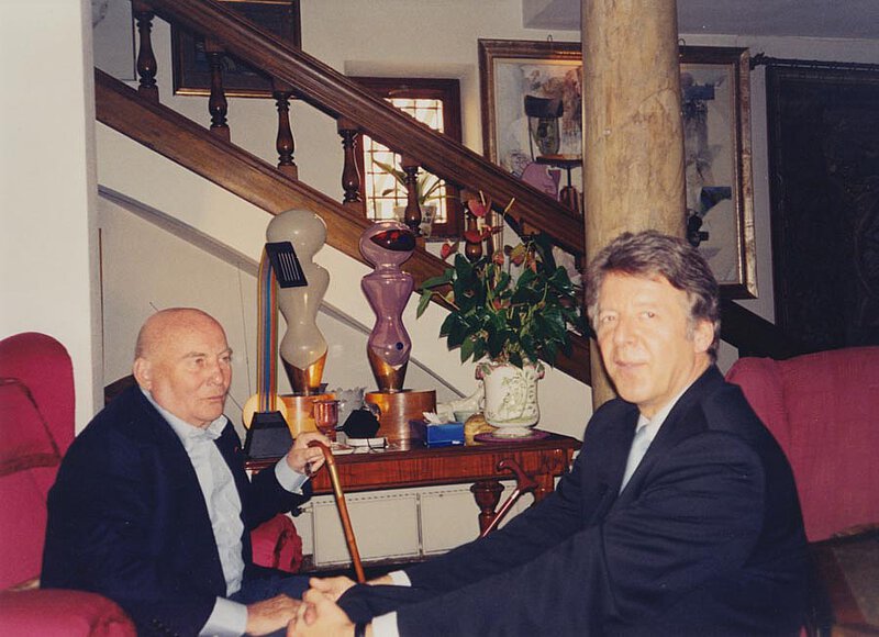 Mit Peter Ruzicka, La Leprara 2003