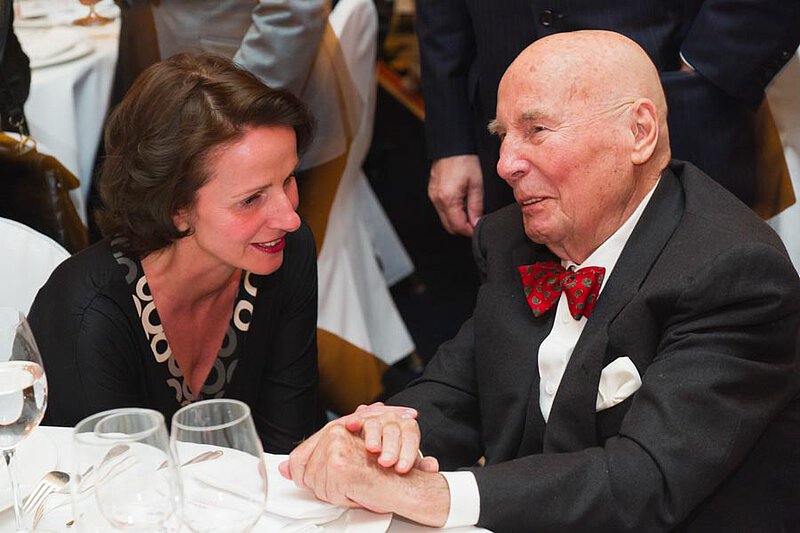 Mit Christiane Albiez bei der Verleihung des GEMA-Preises für sein Lebenswerk, Berlin 2011