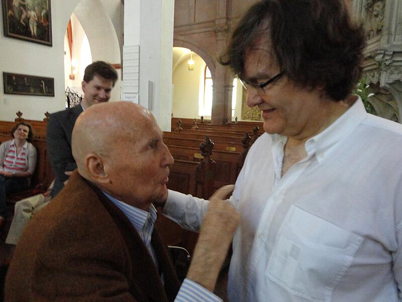 Mit Georg Christoph Biller, Thomaskantor, Leipzig 2012