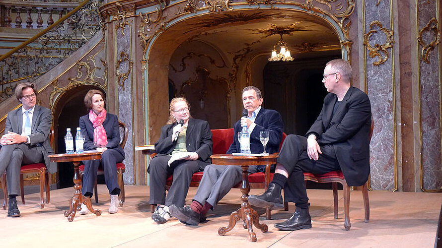 Podiumsgespräch an der Oper Wiesbaden, Mai 2014