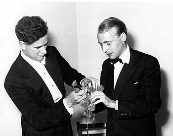Noel Mewton-Wood (1922-1953) mit HWH nach der Premiere des 