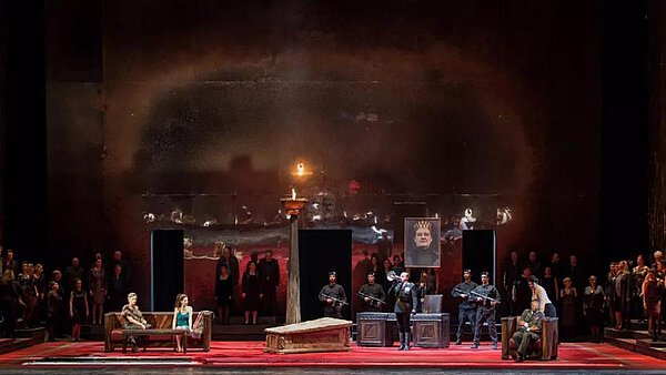 Szene aus "Die Bassariden", Teatro dell´Opera, Rom 2015