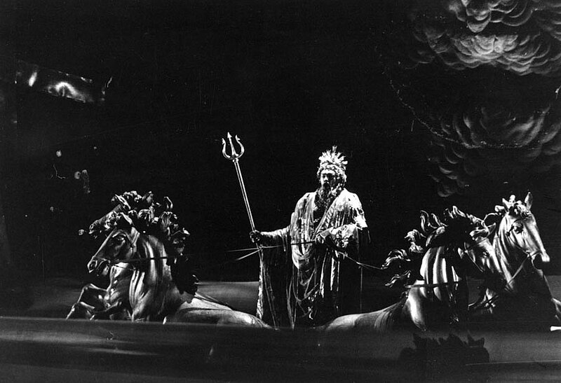 Uraufführung von "Il ritorno d´Ulisse in Patria", Felsenreitschule, Salzburger Festspiele 1985