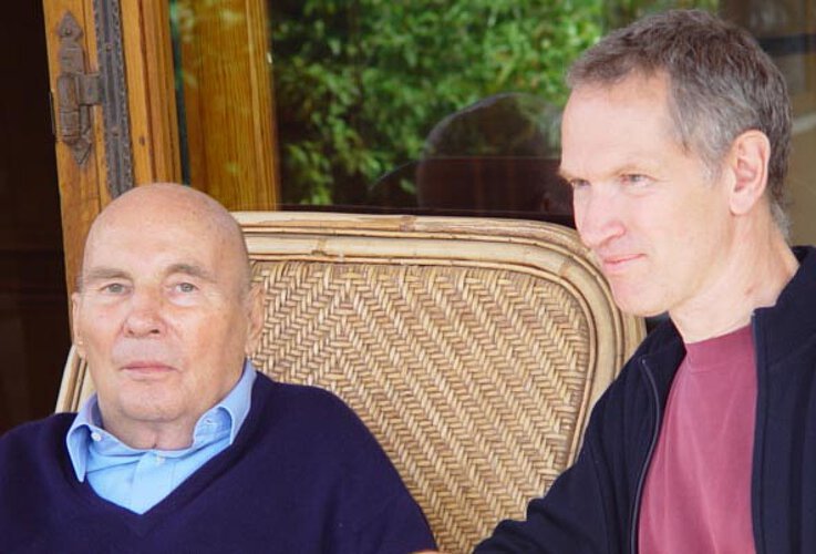 With Hans Abrahamsen, La Leprara 2006