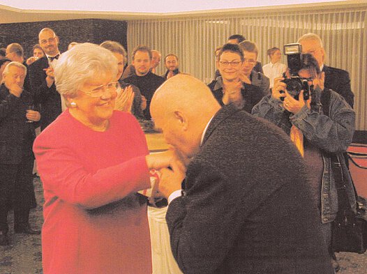 Con Helen Jungkunz, Norimberga 2001