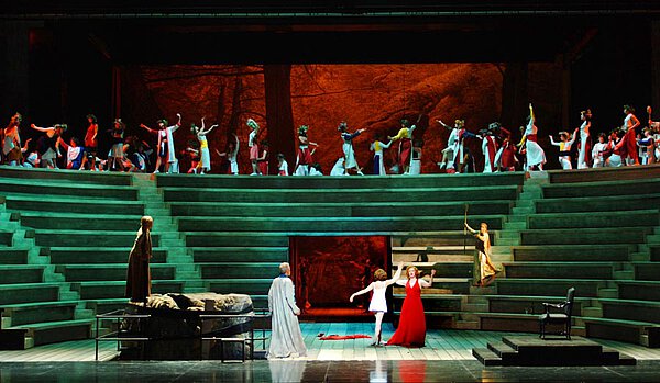 Szenenfoto von "Die Bassariden", De Nationale Opera, Amsterd...