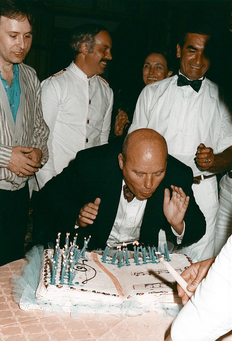 60. Geburtstag, La Leprara, 1. Juli 1986