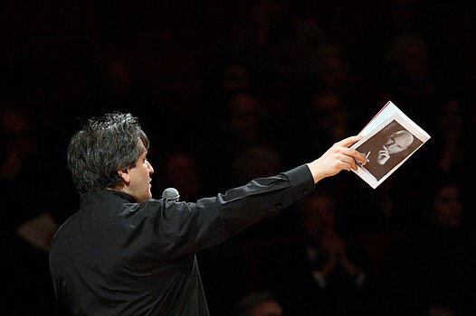Antonio Pappano vor der Uraufführung von 