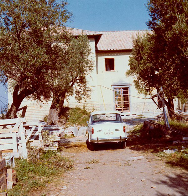 Rohbau von La Leprara 1965