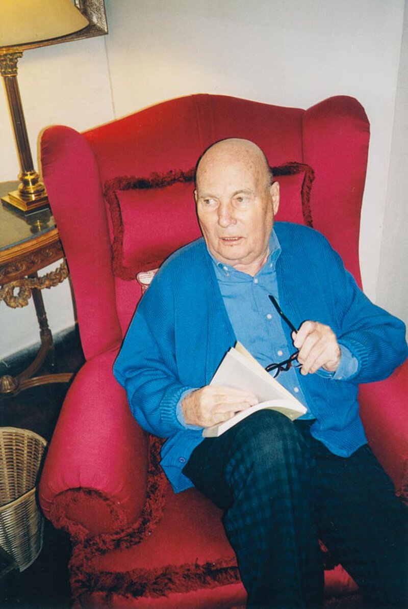 Im Salon auf La Leprara, 2004