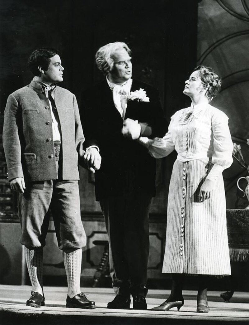 Szenenfoto aus "Elegie für junge Liebende", Deutsche Oper Berlin, 1962