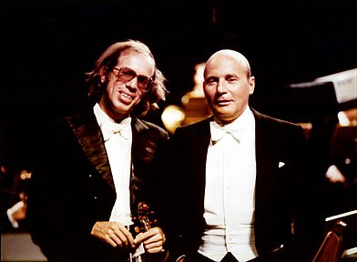 Mit Gidon Kremer, Köln 1979