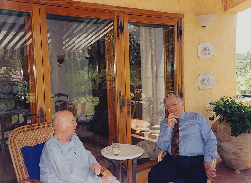 Mit Franco Serpa auf La Leprara, 2004