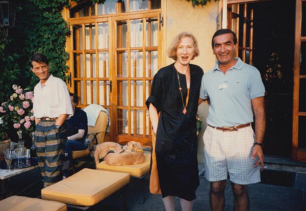 Toni Krein, Helen Grob und Fausto Moroni beim 60. Geburtstag...