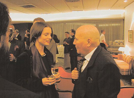 Con Susanne Frey, Norimberga 2001