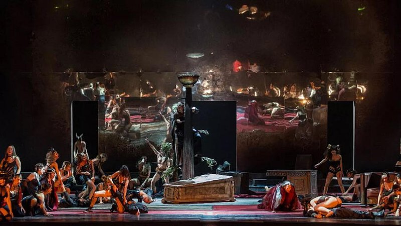 Szene aus "Die Bassariden", Teatro dell´Opera, Rom 2015