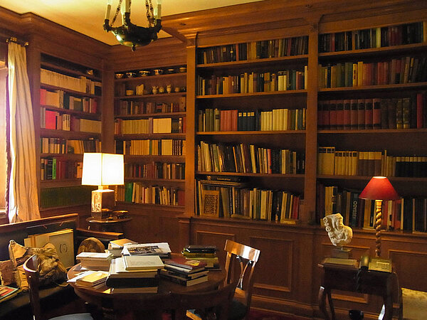 Bibliothek auf La Leprara, 2013