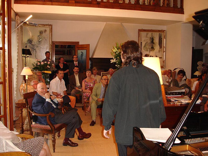 Hauskonzert von Christopher Tainton zum 85. Geburtstag, La Leprara 01.07.2011