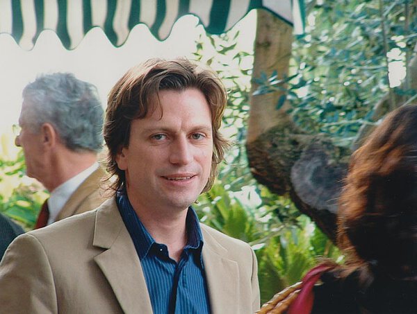 Francesco Antonioni bei dem Hauskonzert auf La Leprara, Okto...