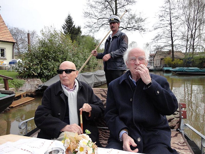 Mit Matthias Winner und Fährmann, Spreewald 2011