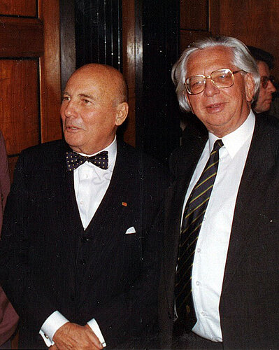 Con Reinhold Kreile, Colonia 1993