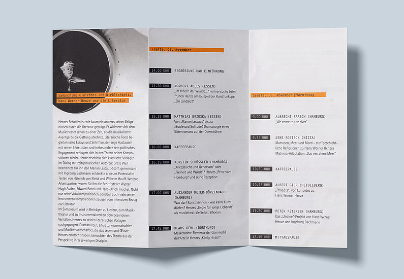Symposium Essen 2010 - Programme