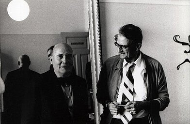 Mit Studierenden der Musikhochschule Zürich nach der Urauffü...