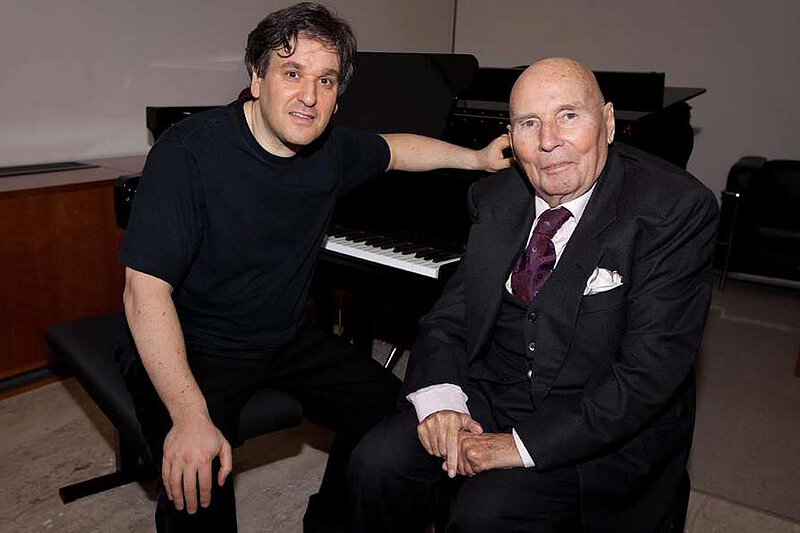 Mit Antonio Pappano, Rom 2010
