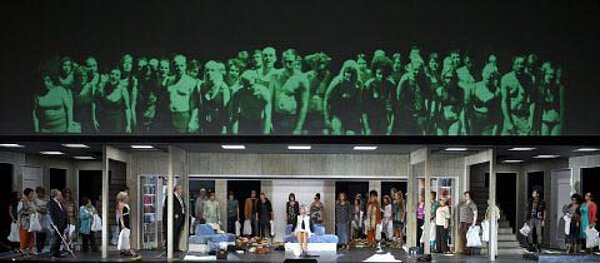 Szene aus "Die Bassariden", Nationaltheater Mannheim, 2015