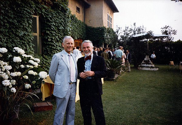 Wolfram Schwinger und Claude Giroux beim 60. Geburtstag auf ...