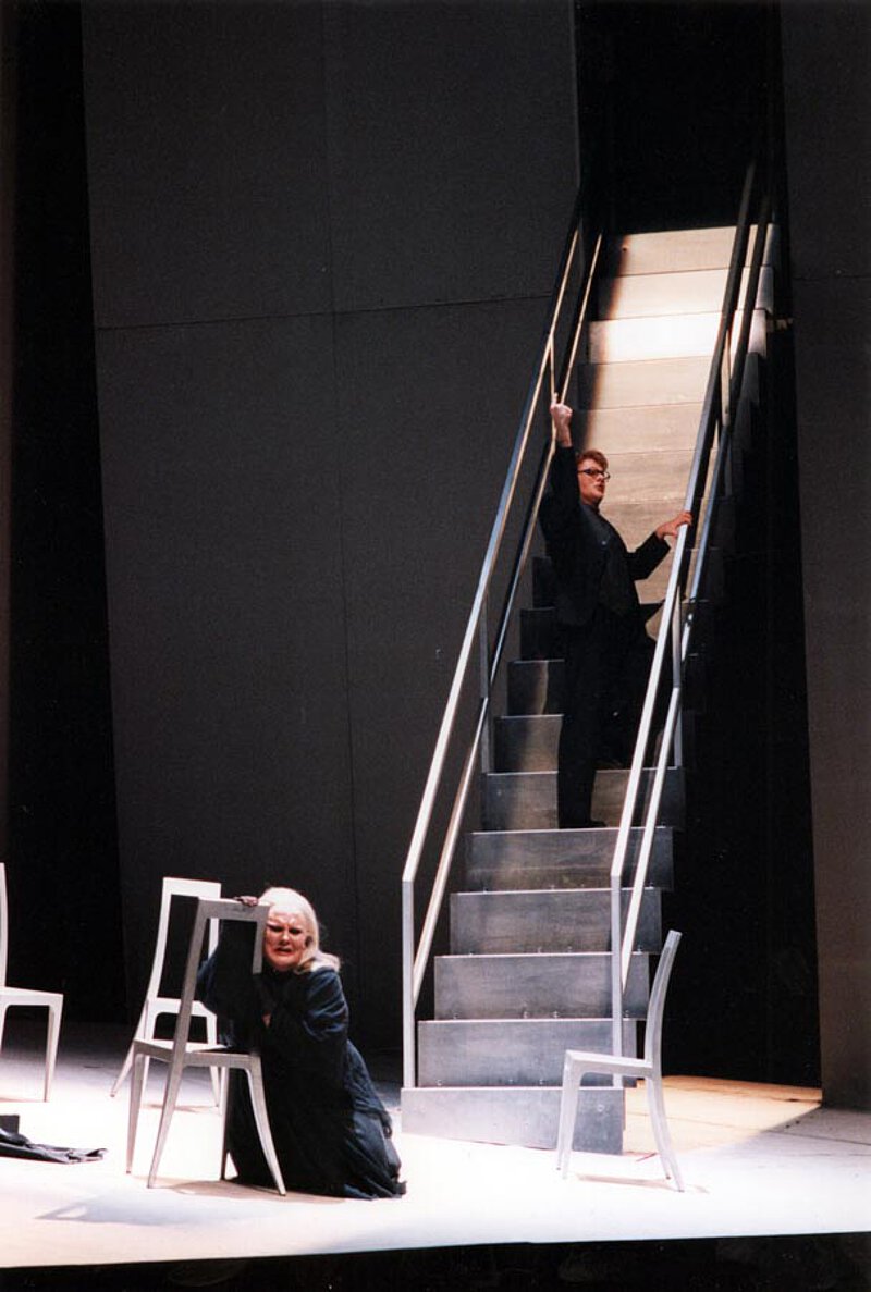 Szene aus "Die Bassariden", Premiere am Teatro Real, Madrid, 3. Juni 1999