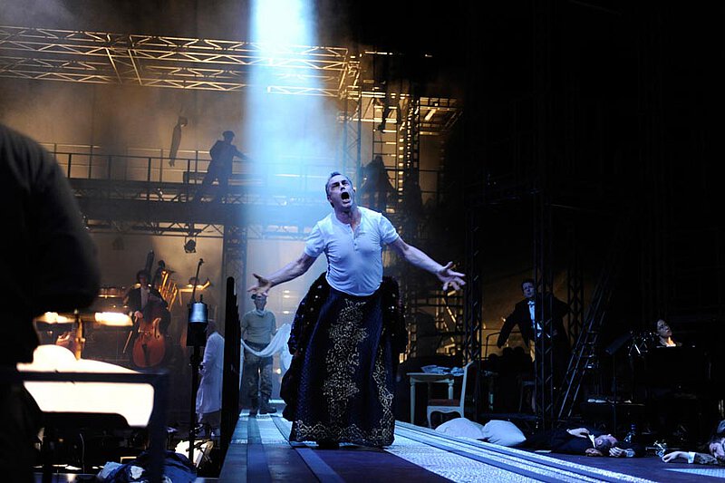 Premiere von "Wir erreichen den Fluss", Semperoper Dresden 2012