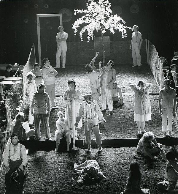 Premiere von "Wir erreichen den Fluss", Stuttgart 1977