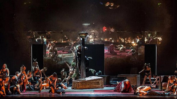 Szene aus "Die Bassariden", Teatro dell´Opera, Rom 2015